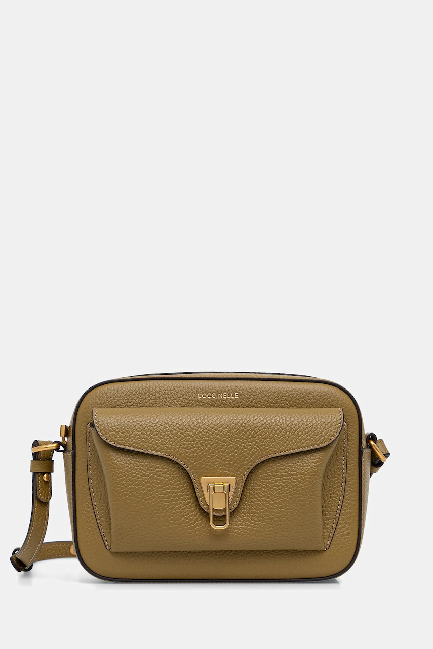 Coccinelle geantă crossbody pentru femei din piele