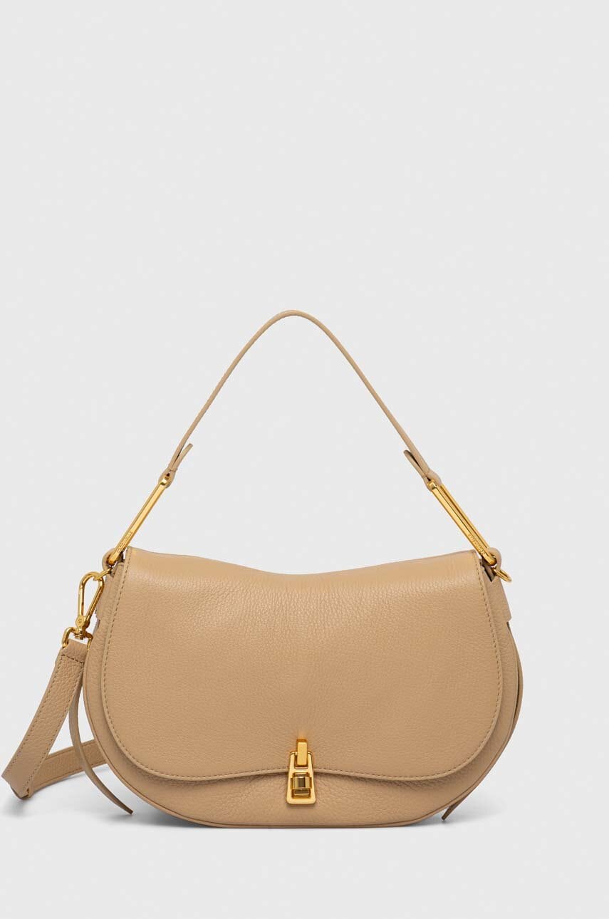 Coccinelle geantă crossbody pentru femei, din piele