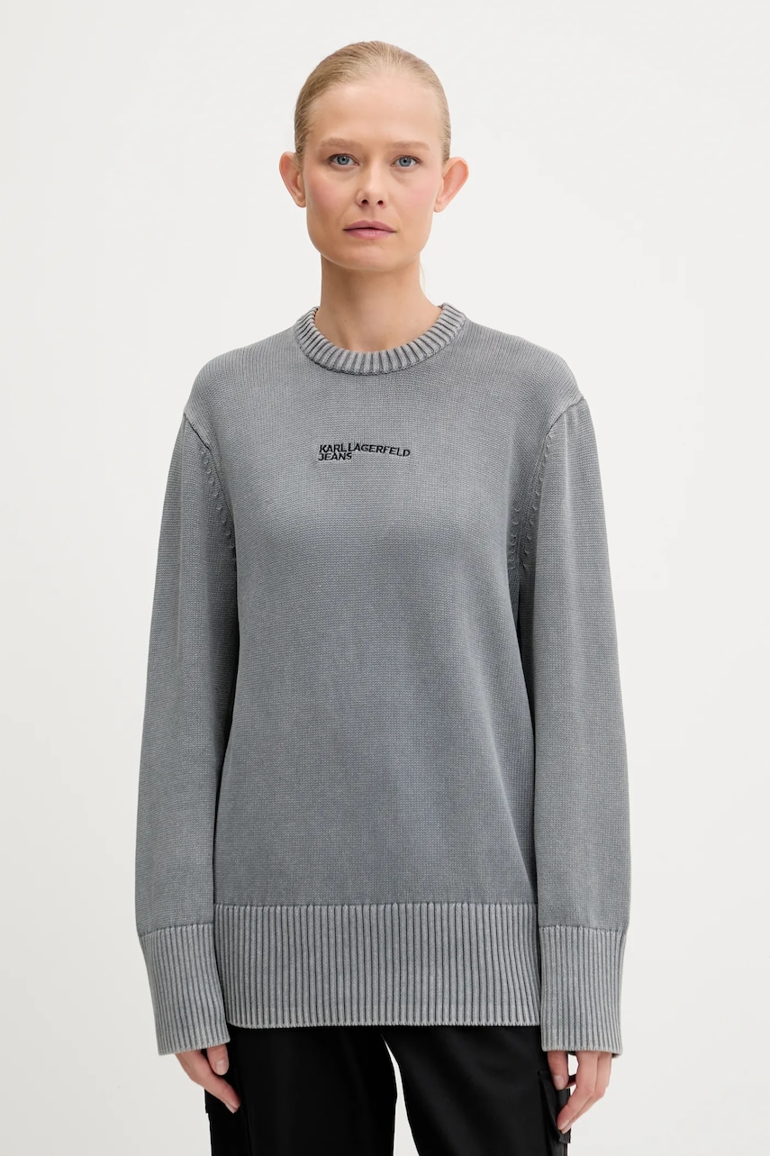 Karl Lagerfeld Jeans pulover de bumbac