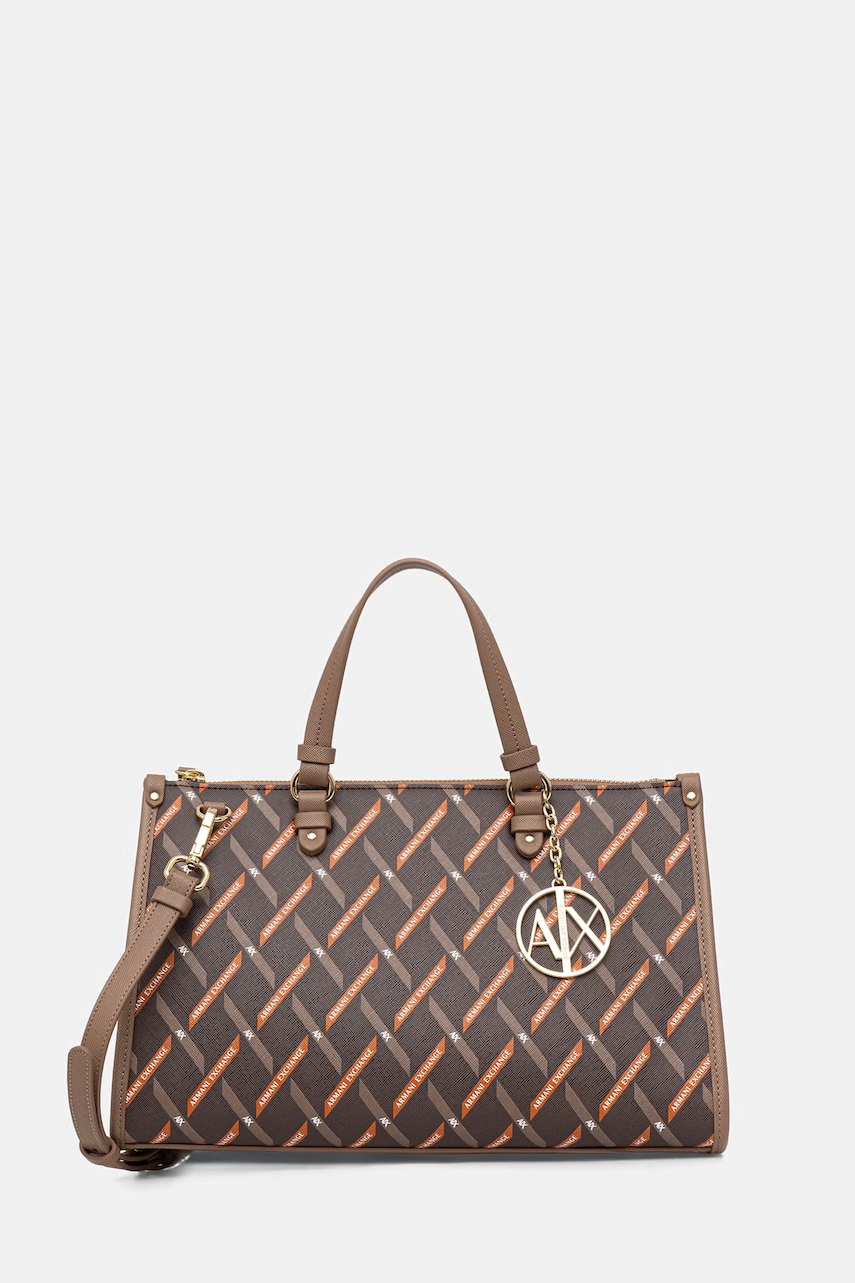 Armani Exchange geantă shopper pentru femei cu imitație de piele