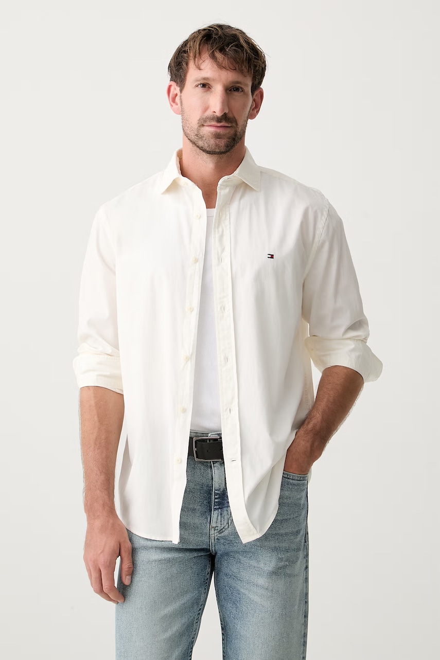 Tommy Hilfiger cămașă pentru bărbați, din bumbac