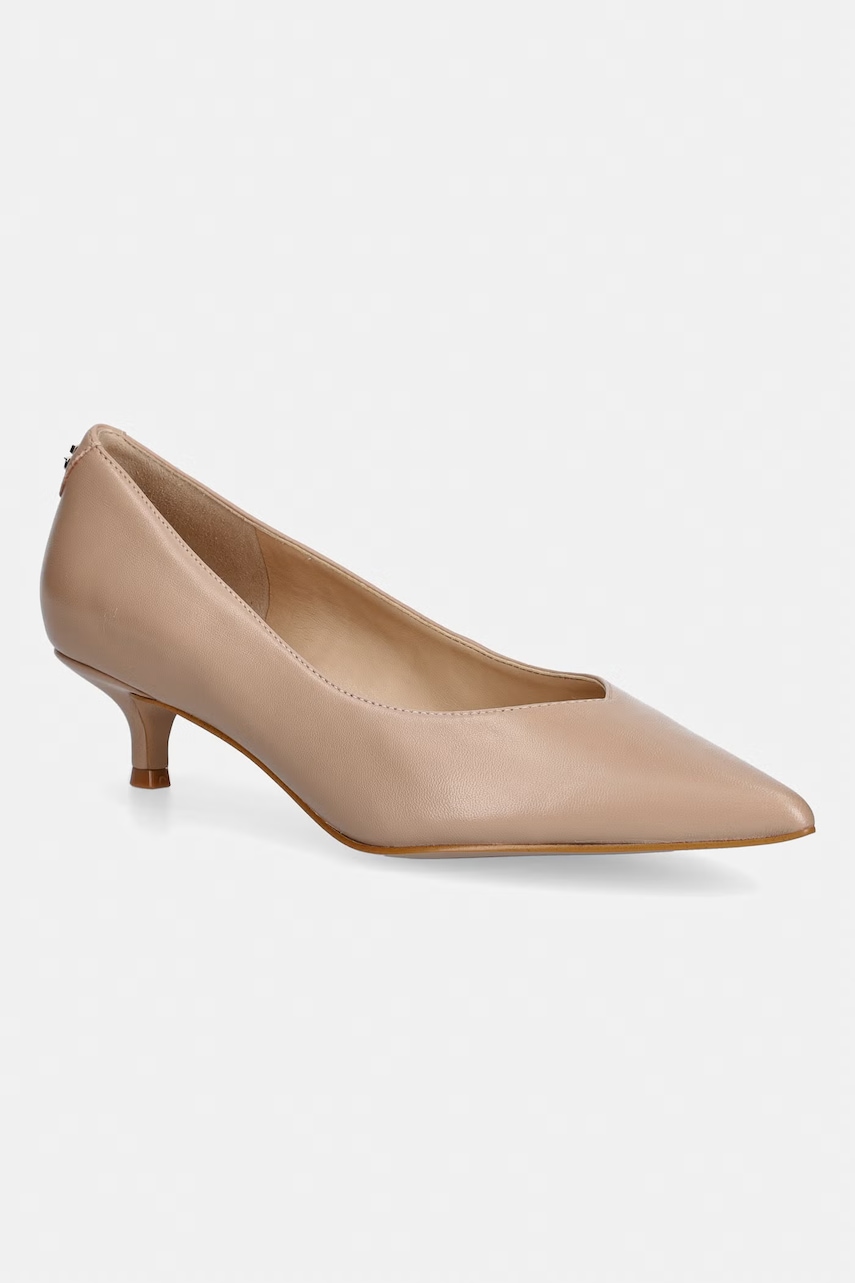 Guess stilettos cu toc jos din piele CASEN