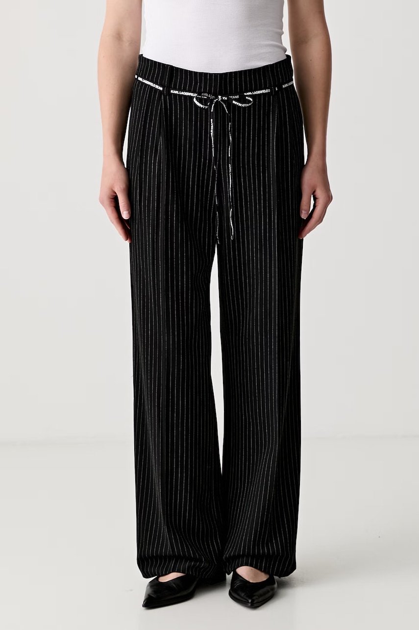 Karl Lagerfeld Jeans pantaloni pentru femei cu vâscoză