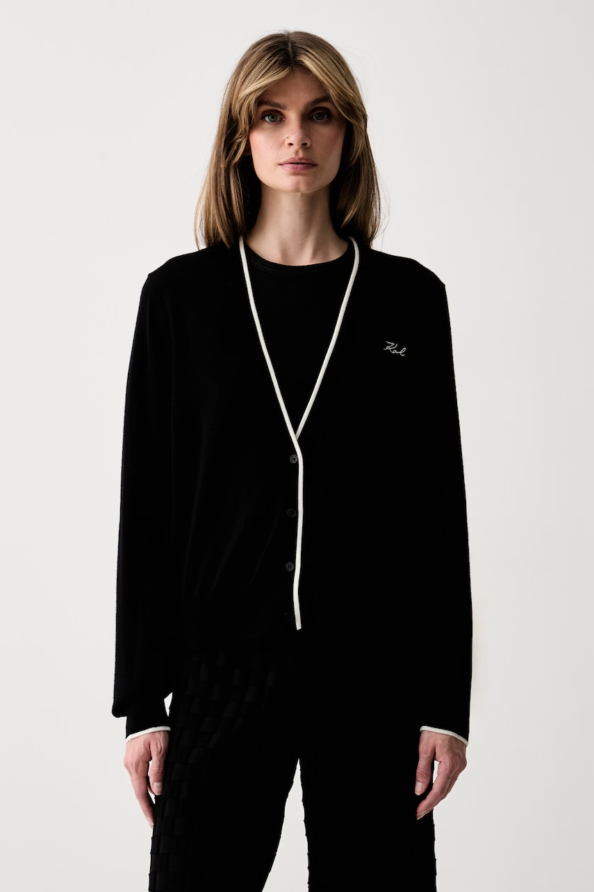 Karl Lagerfeld cardigan pentru femei din lână