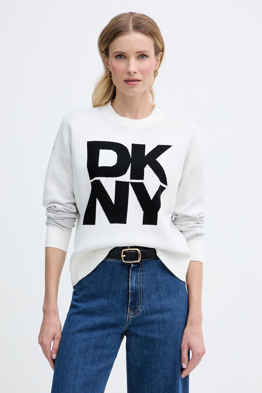 DKNY pulover pentru femei cu vâscoză
