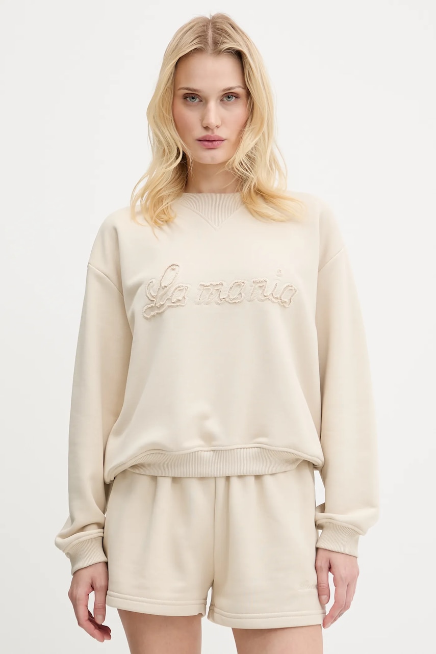 La Mania Hanorac oversized pentru femei cu bumbac