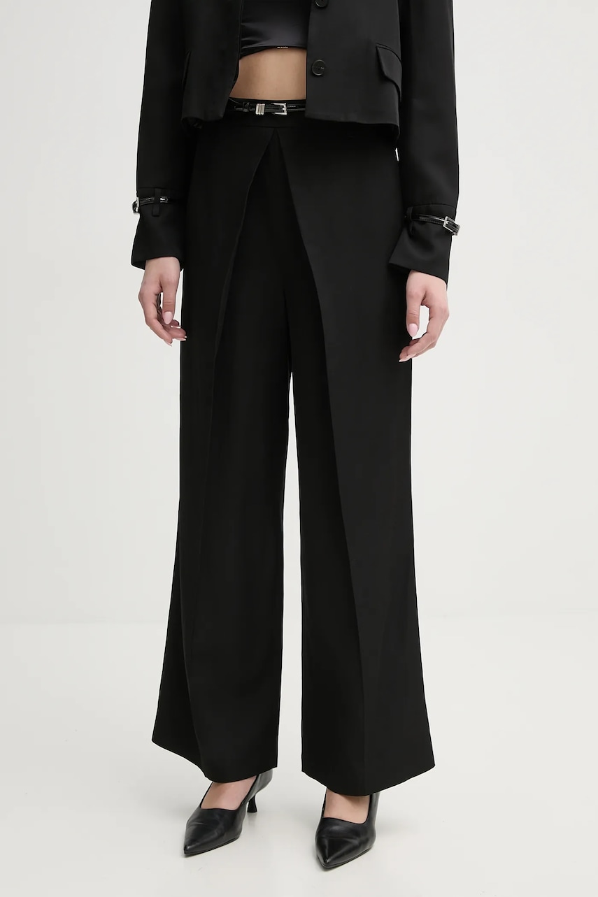 ISABELLE BLANCHE pantaloni din amestec de in