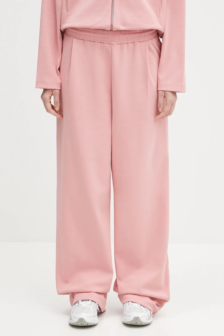 Pangaia pantaloni de trening DNA Double Jersey Pleated Trousers