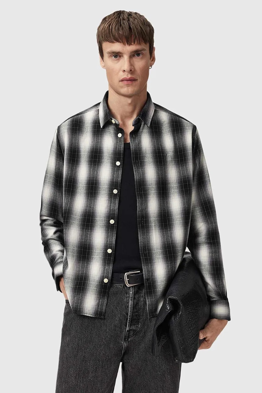 AllSaints cămașă din bumbac