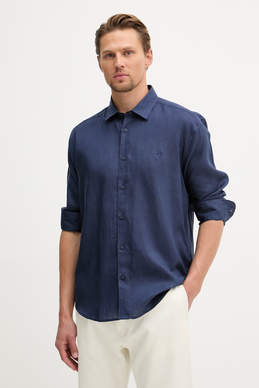Trussardi Cămașă bărbătească din in