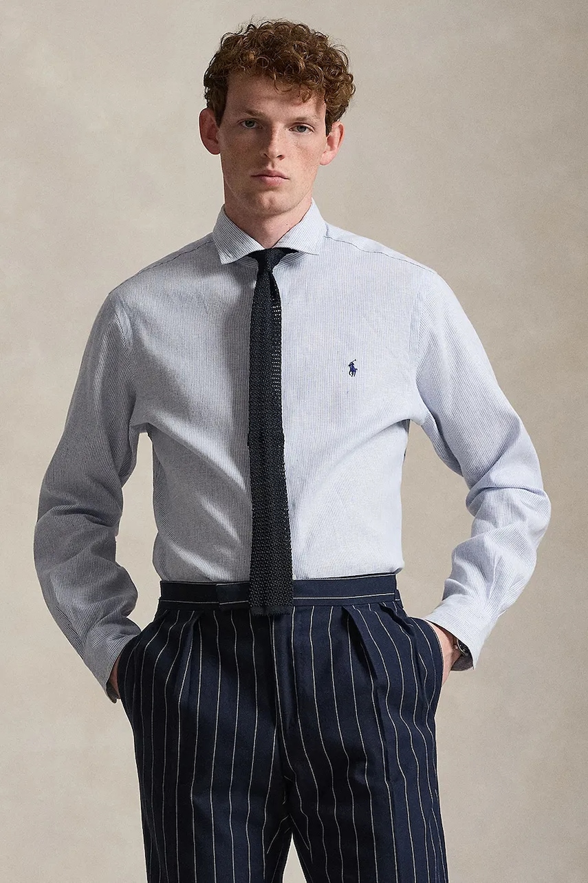Polo Ralph Lauren cămașă pentru bărbați, cu bumbac
