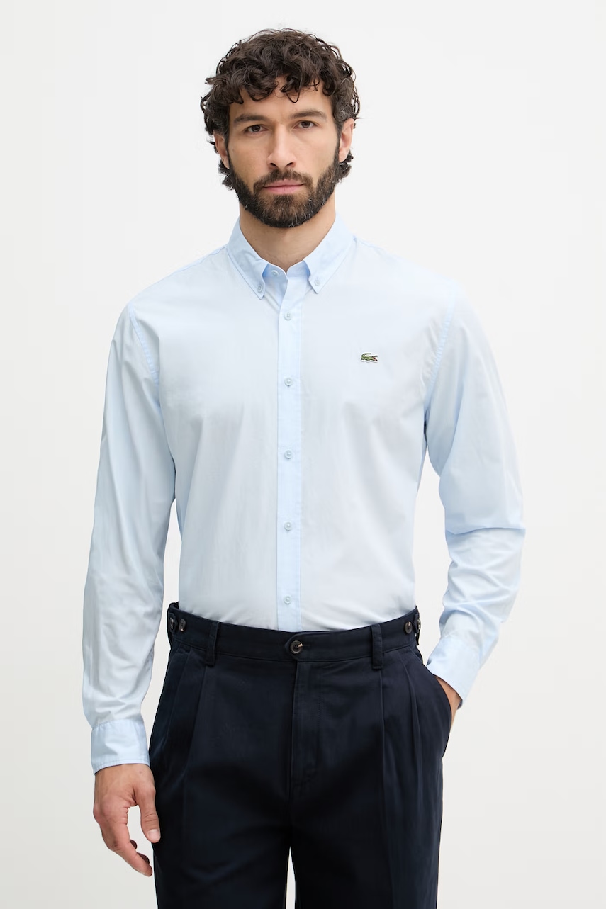 Lacoste cămașă pentru bărbați, din bumbac