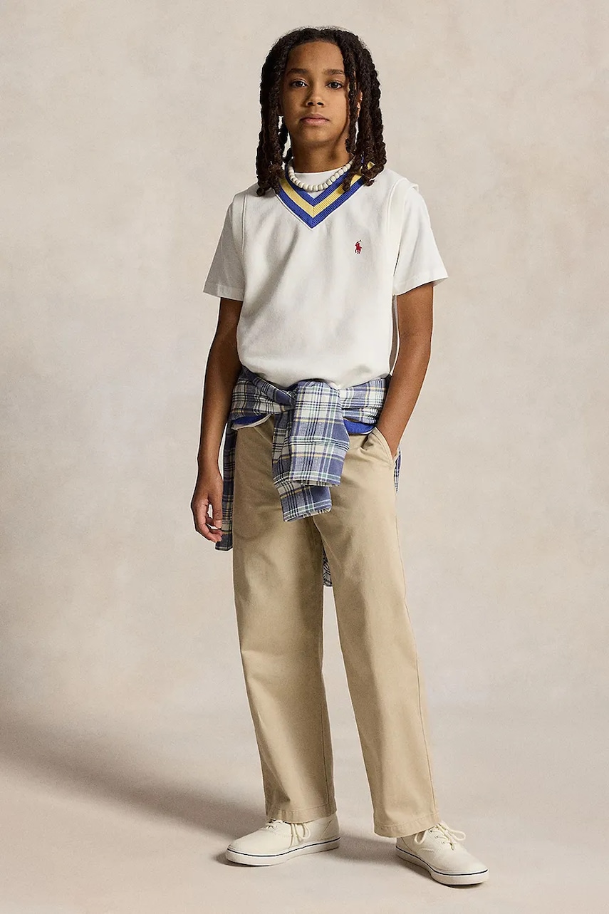 Polo Ralph Lauren pantaloni chinos pentru copii, din bumbac