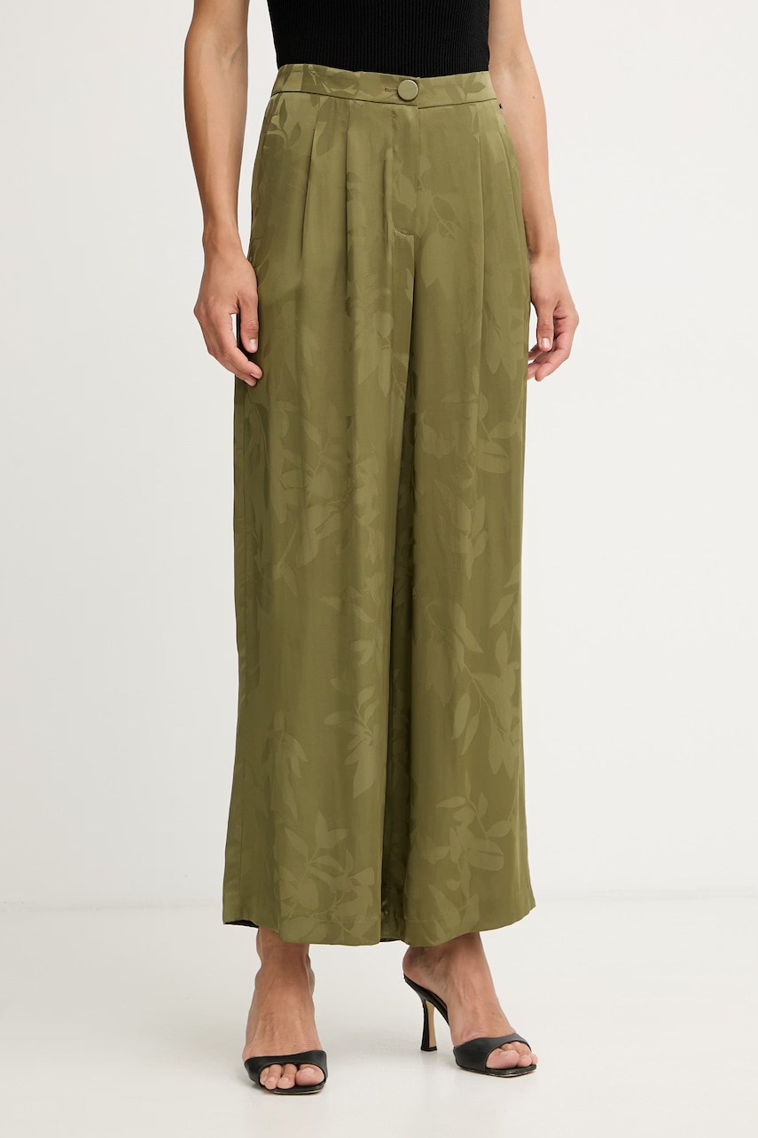 Armani Exchange pantaloni pentru femei, din vâscoză