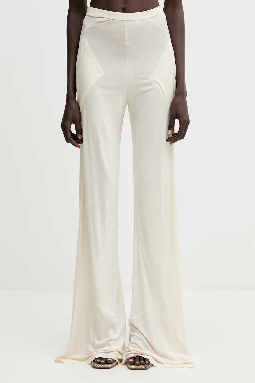 Rick Owens Lilies pantaloni pentru femei, cu vâscoză Bias