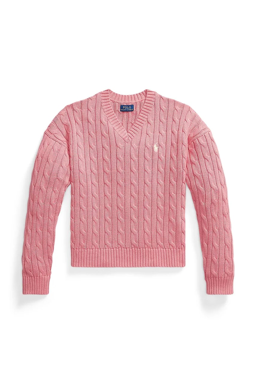 Polo Ralph Lauren pulover de bumbac pentru copii
