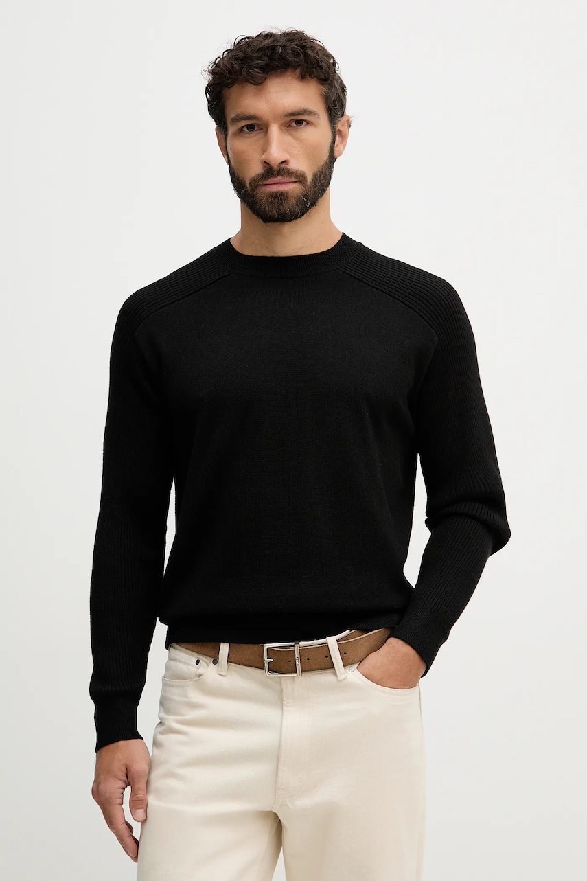 Armani Exchange pulover din amestec de lână