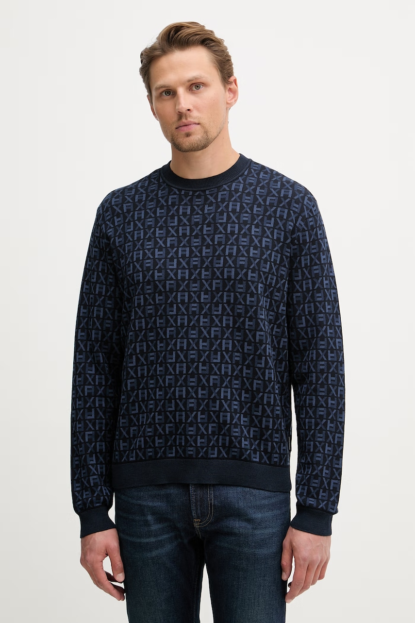 Armani Exchange pulover bărbați bumbac