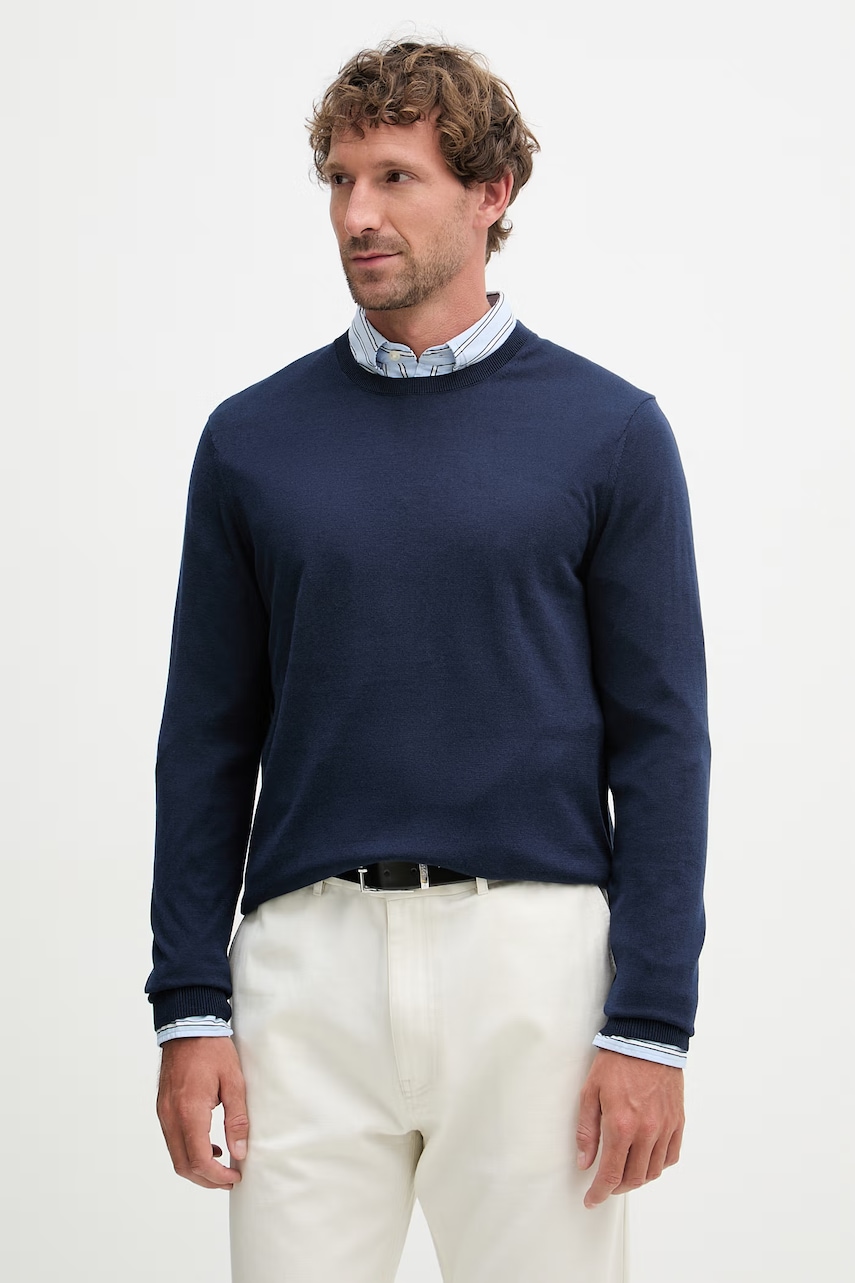 Tommy Hilfiger pulover bărbați cu bumbac NEW YORK