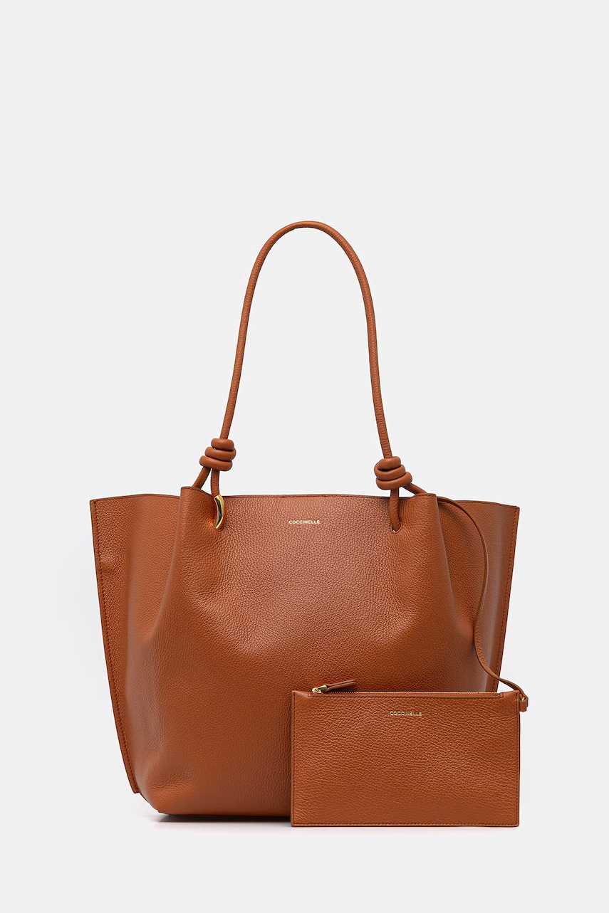 Coccinelle geantă shopper pentru femei din piele FINN
