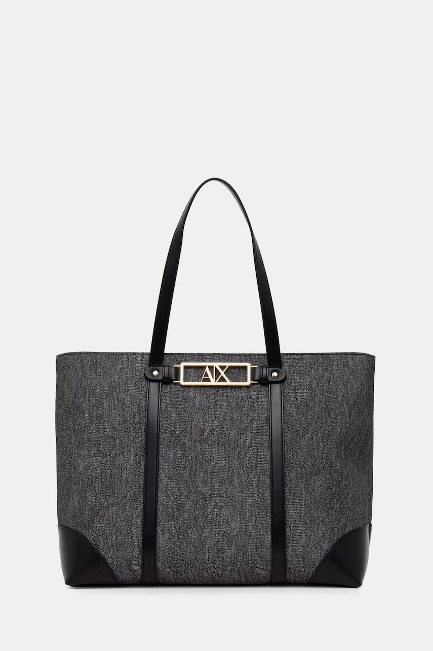 Armani Exchange geantă shopper pentru femei, cu imitație de piele