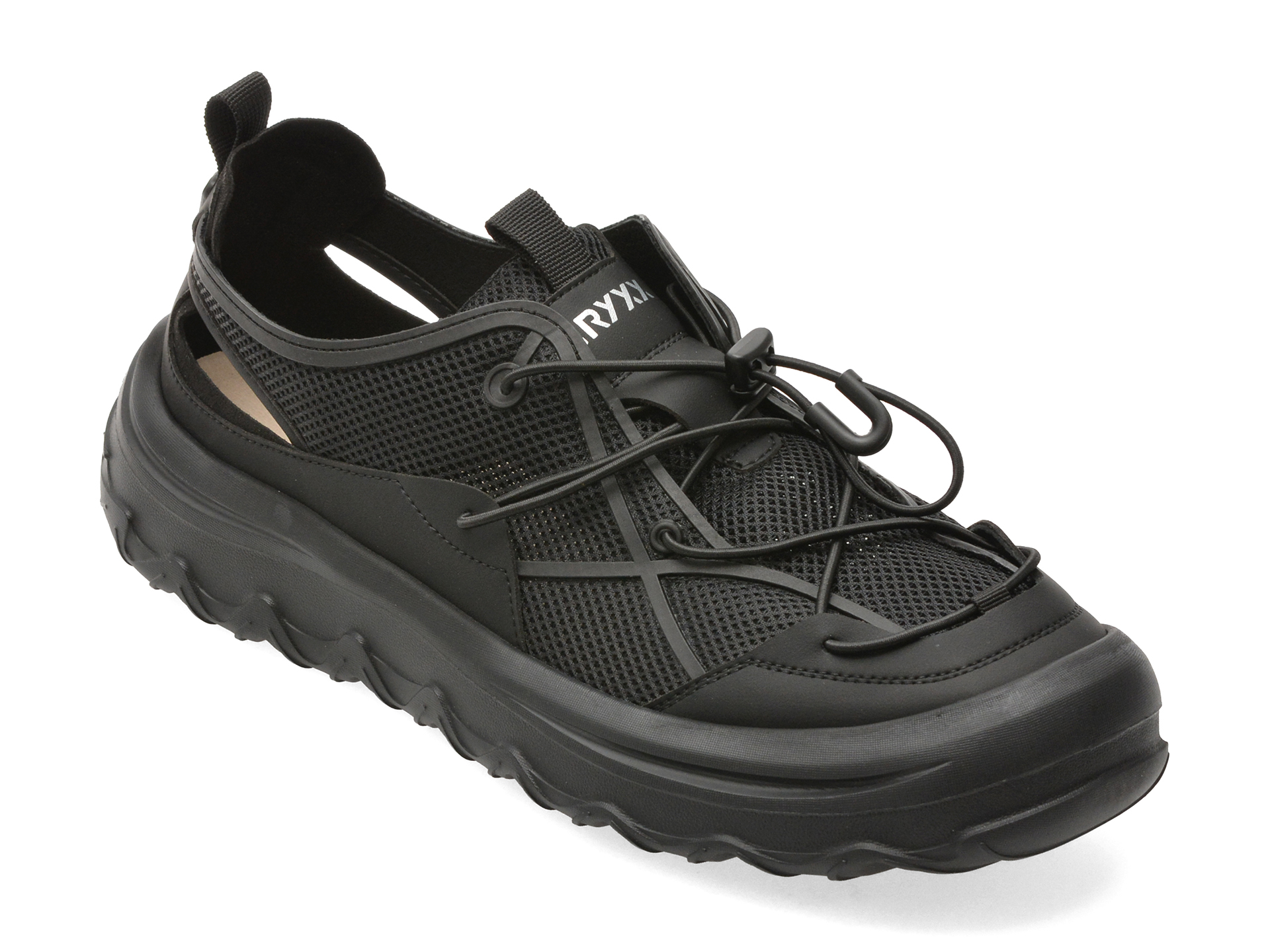 Pantofi sport GRYXX negri, 9232, din material textil