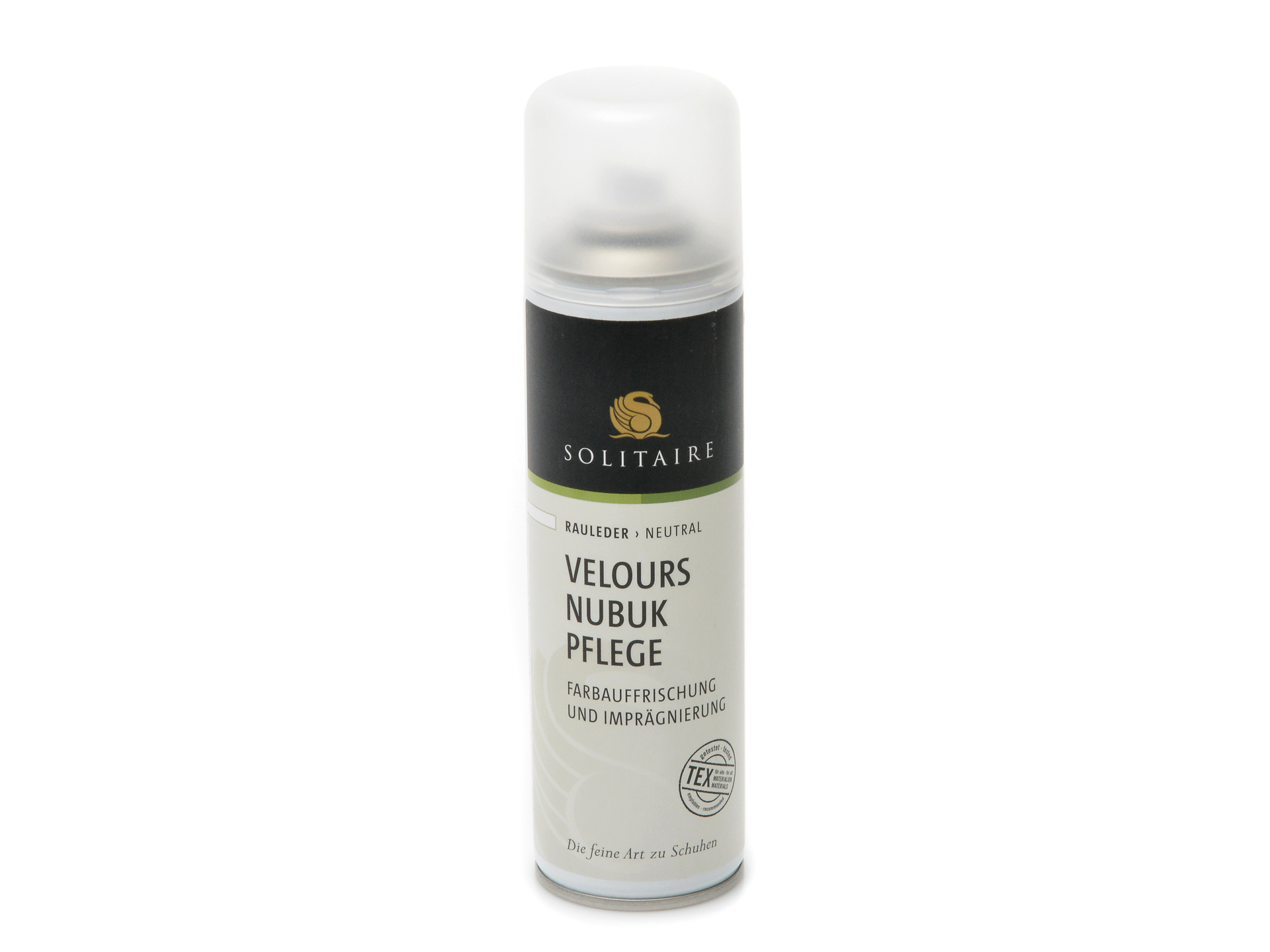 Solutie intretinere velour nabuc, negru, Solitaire